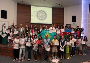 Yabancı öğrencilere sertifika verildi